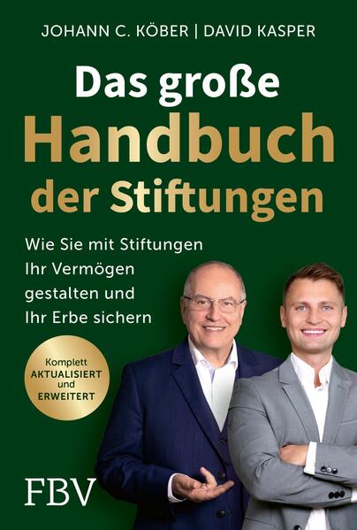 Produktbild: Das große Handbuch der Stiftungen | Johann C. Köber, David Kasper
