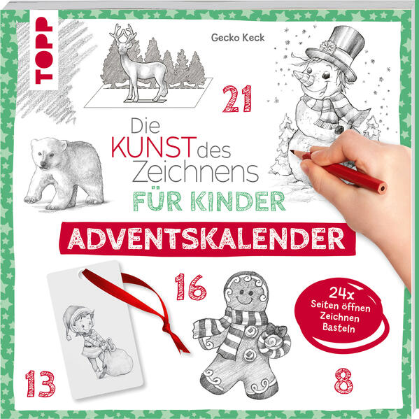Produktbild: Die Kunst des Zeichnens für Kinder Adventskalender | Gecko Keck