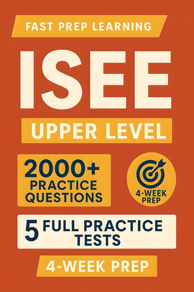 Produktbild: ISEE Upper Level | Fast Prep Learning