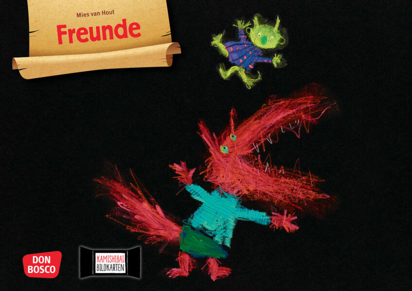 Produktbild: Freunde. Kamishibai Bildkartenset | Mies van Hout