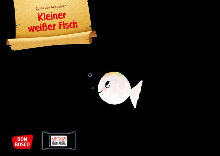 Produktbild: Kleiner weißer Fisch. Kamishibai Bildkartenset | Guido van Genechten