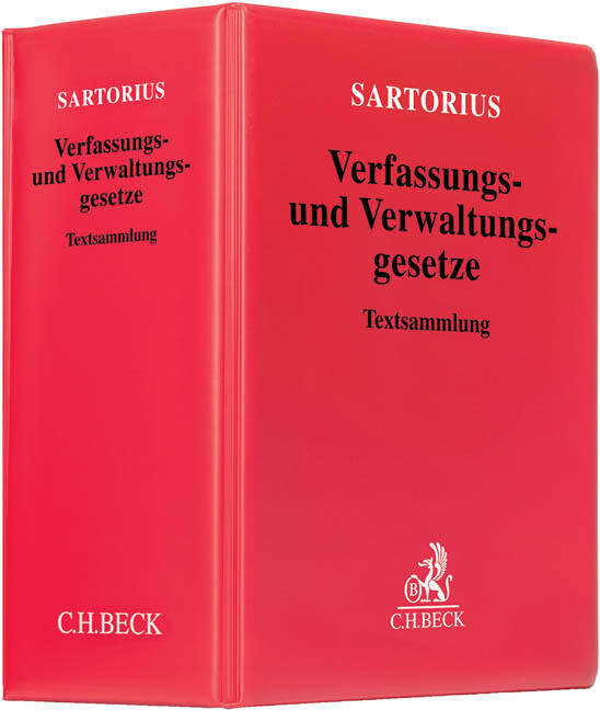 Produktbild: Verfassungs- und Verwaltungsgesetze 1 der Bundesrepublik Deutschland (ohne Fortsetzungsnotierung). Inkl. 146. Ergänzungslieferung | Carl Sartorius