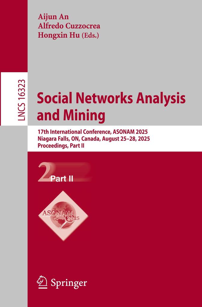 Produktbild: Social Networks Analysis and Mining
