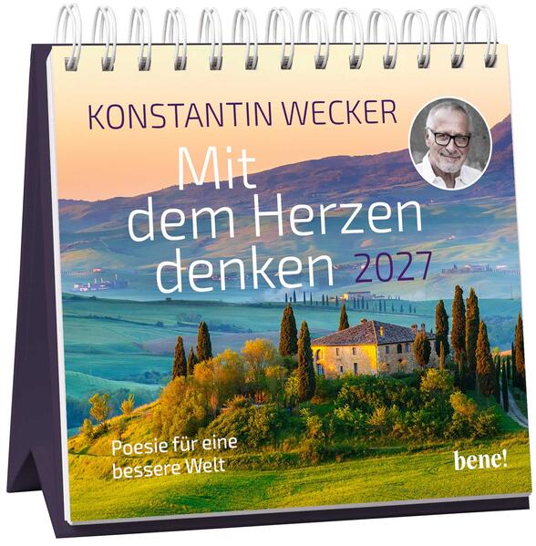 Produktbild: Wochenkalender 2027: Mit dem Herzen denken | Konstantin Wecker