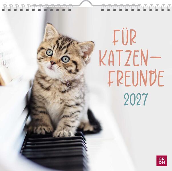 Produktbild: Wandkalender 2027: Für Katzenfreunde