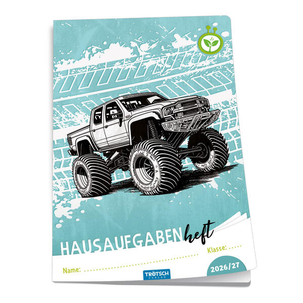 Produktbild: TRÖTSCH - Jahresbezogenes Hausaufgabenheft Grundschule Truck 26/27