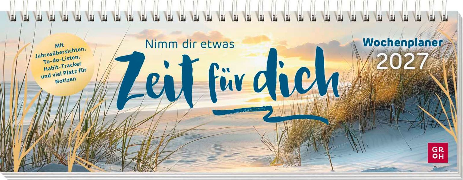 Produktbild: Tischkalender 2027 quer: Nimm dir etwas Zeit für dich