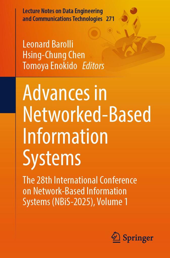 Produktbild: Advances in Networked-Based Information Systems