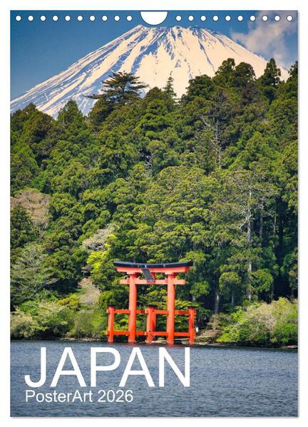Produktbild: Japan PosterArt 2024 (Wandkalender 2026 DIN A4 hoch), CALVENDO Monatskalender | Michael Lieder - Artem24.eu, Calvendo