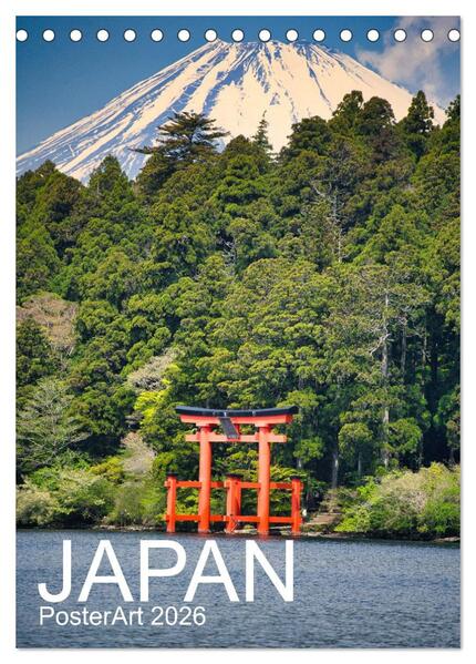 Produktbild: Japan PosterArt 2024 (Tischkalender 2026 DIN A5 hoch), CALVENDO Monatskalender | Michael Lieder - Artem24.eu, Calvendo