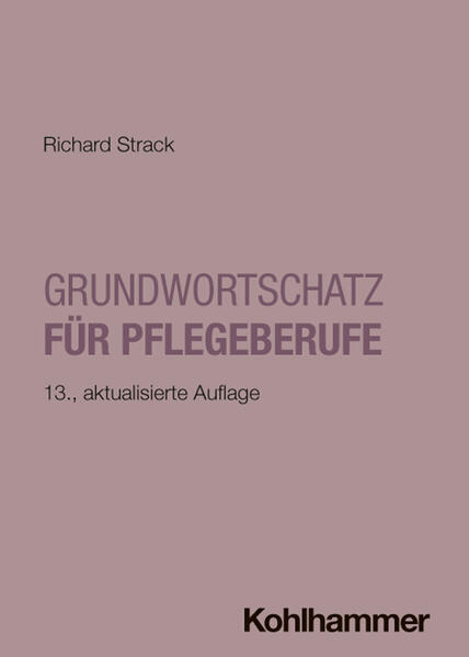 Produktbild: Grundwortschatz für Pflegeberufe | Richard Strack
