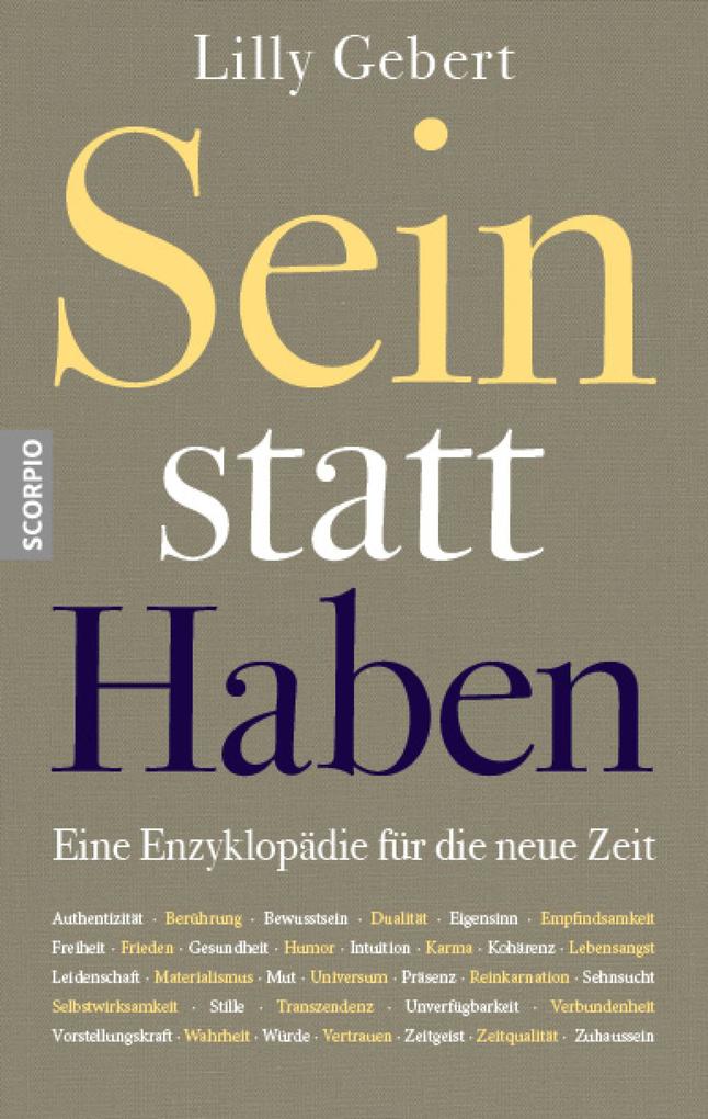 Produktbild: Sein statt Haben | Lilly Gebert