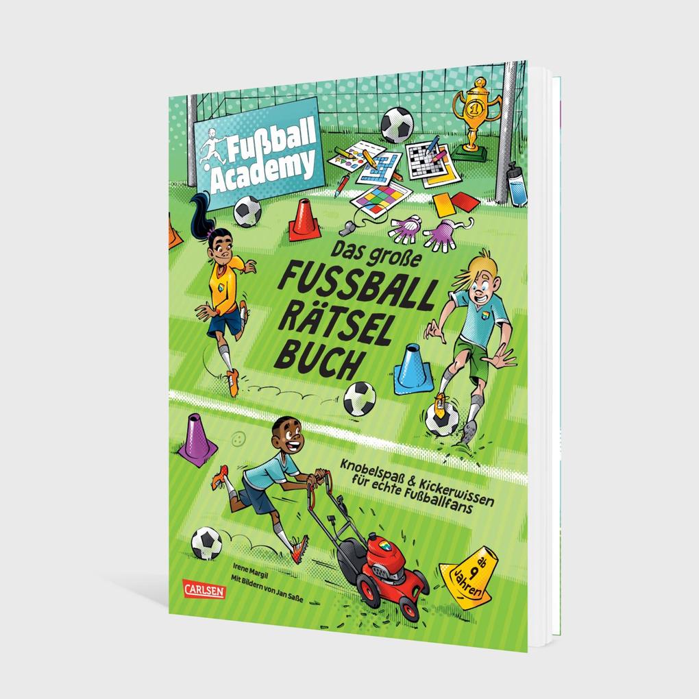 Weitere Ansicht: Fußball Academy: Das große Fußball-Rätselbuch | Irene Margil