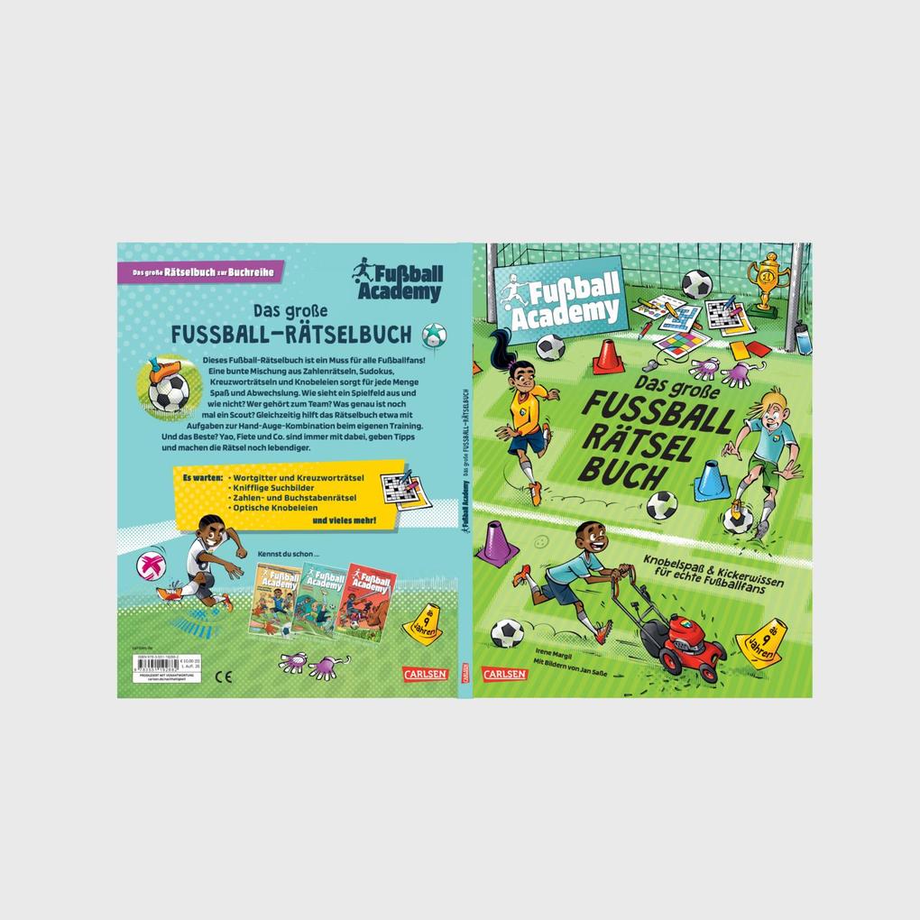 Weitere Ansicht: Fußball Academy: Das große Fußball-Rätselbuch | Irene Margil