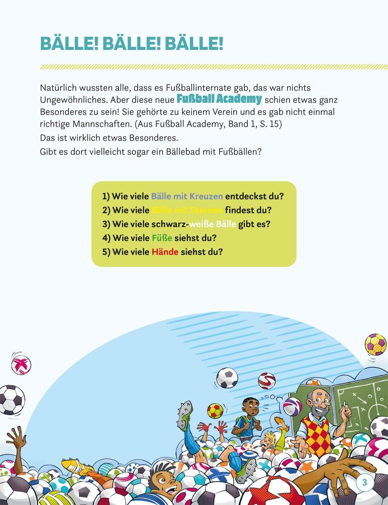 Weitere Ansicht: Fußball Academy: Das große Fußball-Rätselbuch | Irene Margil