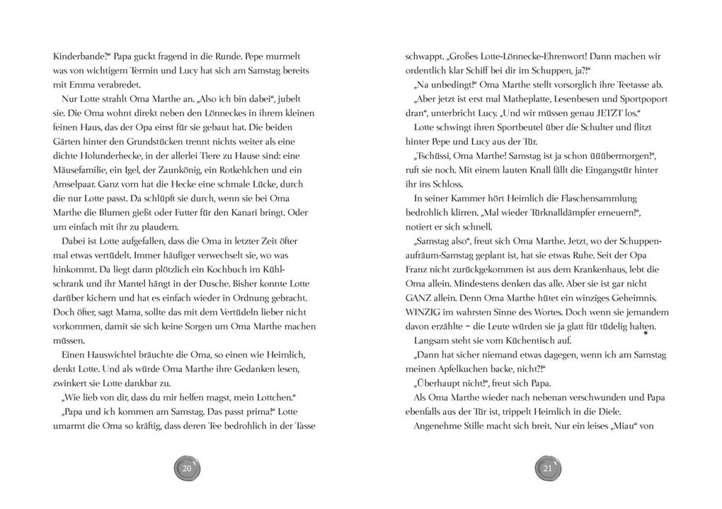 Weitere Ansicht: Der kleine Herr Heimlich hat Großes vor | Anke Loose