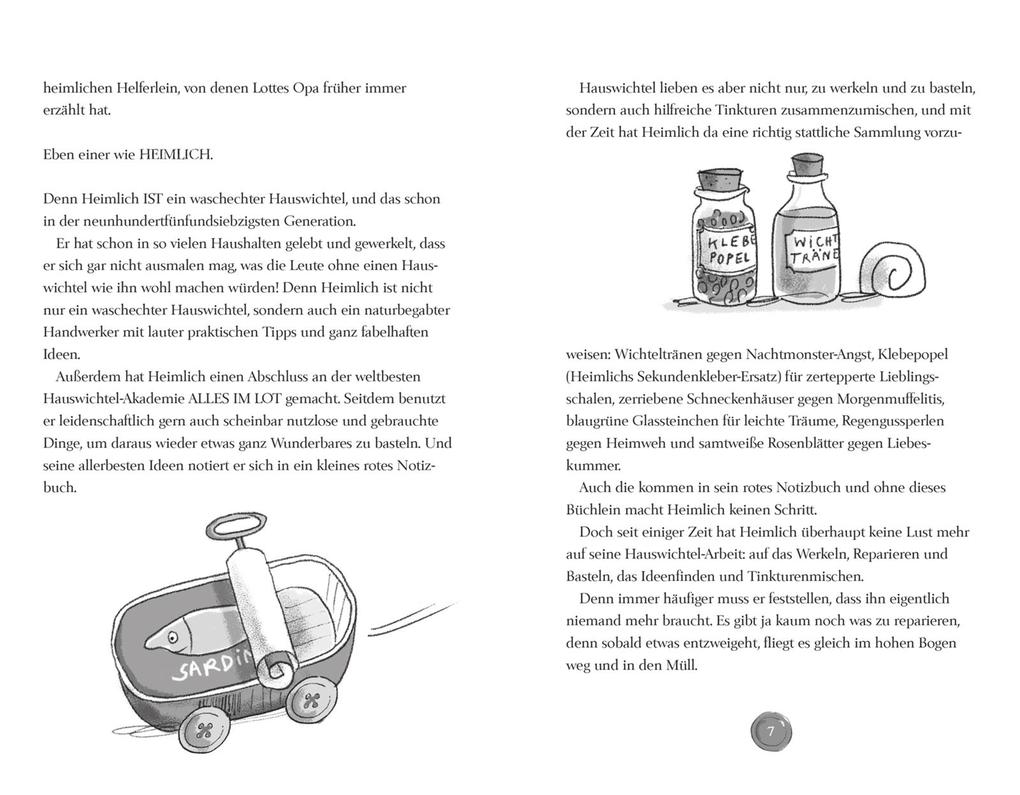 Weitere Ansicht: Der kleine Herr Heimlich hat Großes vor | Anke Loose