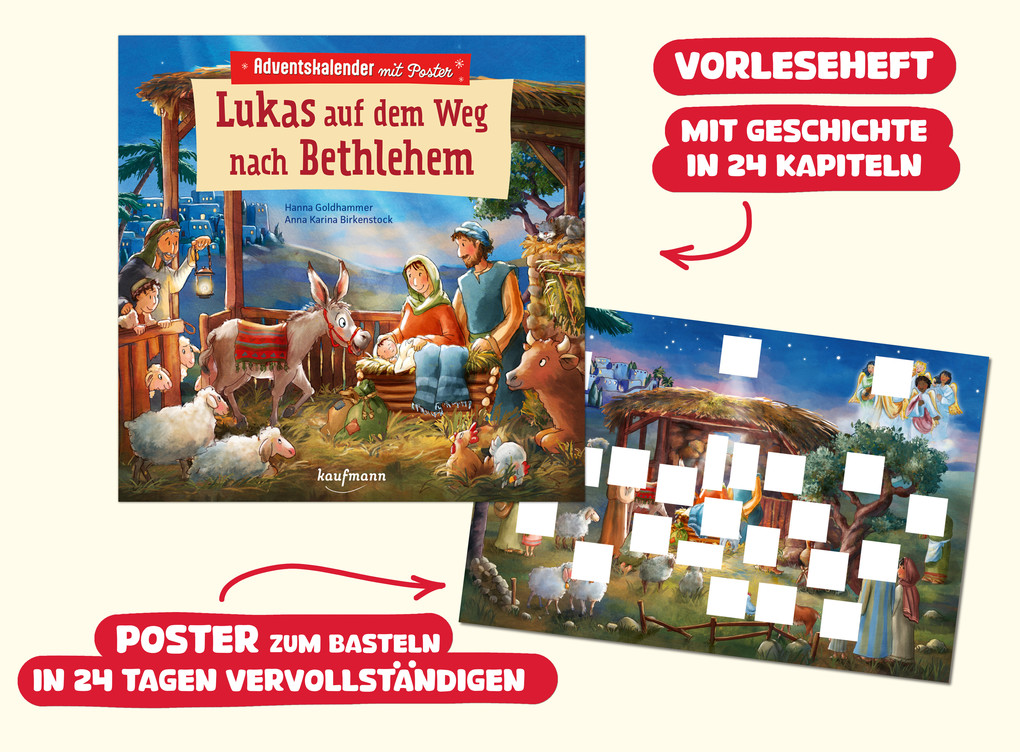 Weitere Ansicht: Lukas auf dem Weg nach Bethlehem | Hanna Goldhammer