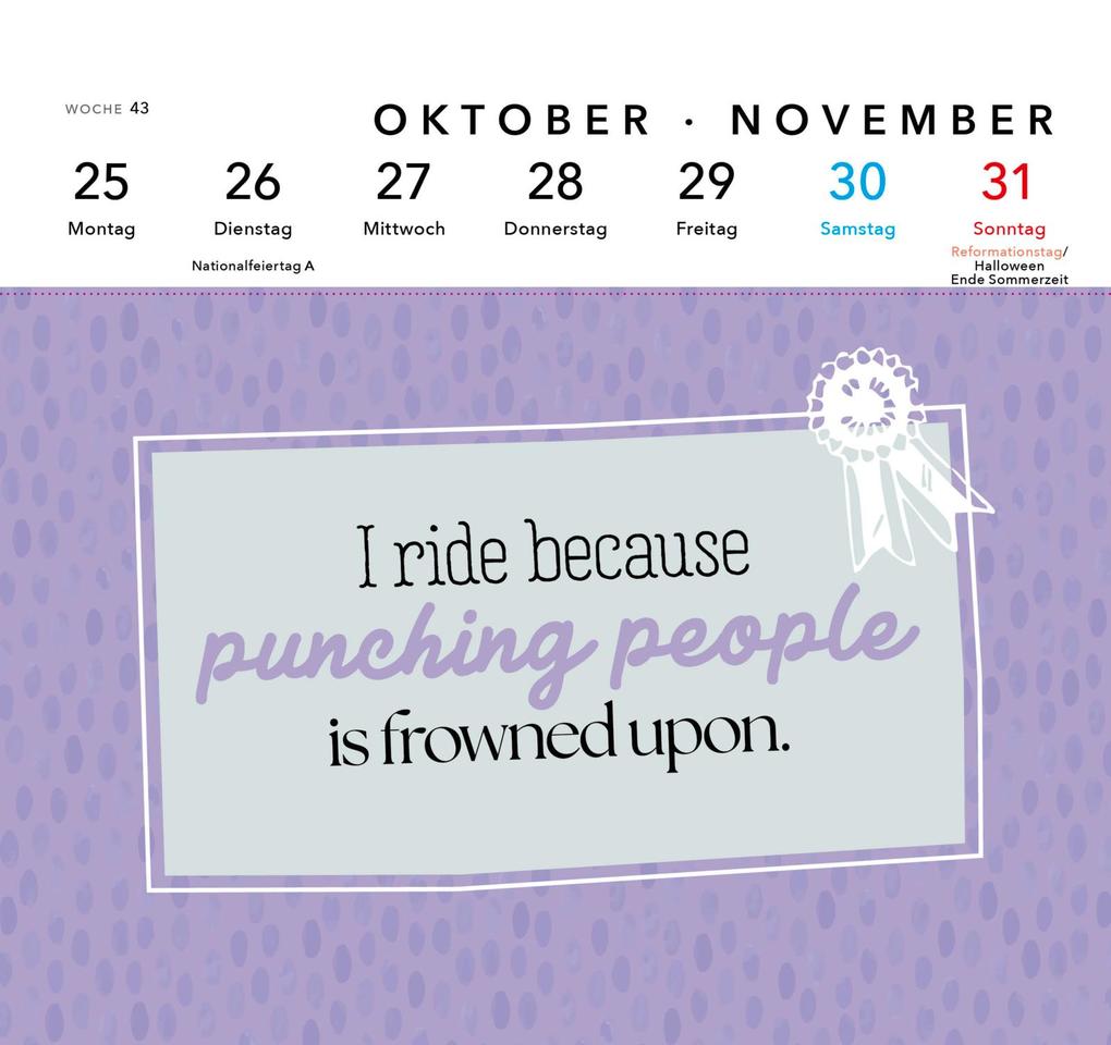 Weitere Ansicht: Pferdemädchen 2027 - Zum Reiten geboren, zum Ausmisten verdammt.