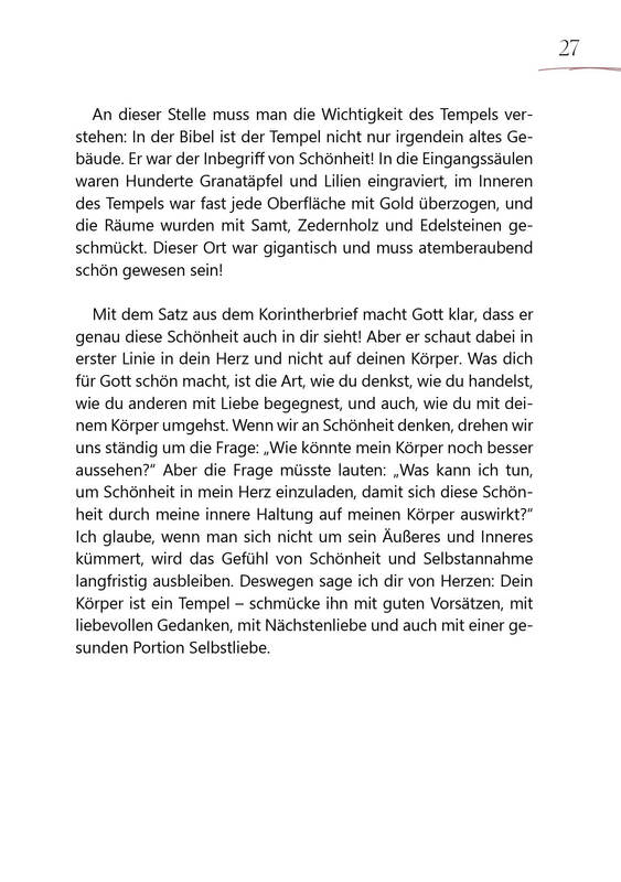 Weitere Ansicht: Du bist kostbar & wunderschön | Kira Geiss