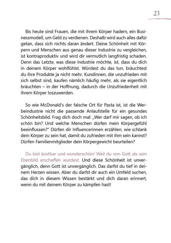 Weitere Ansicht: Du bist kostbar & wunderschön | Kira Geiss