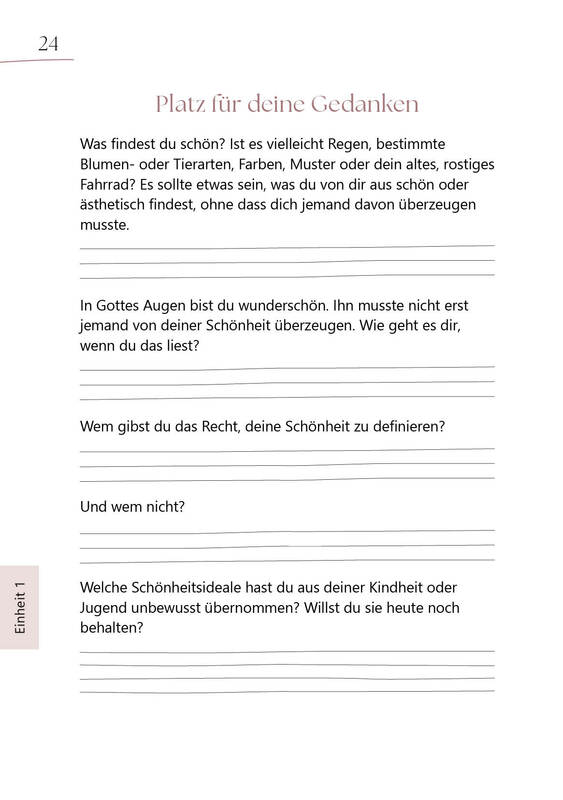 Weitere Ansicht: Du bist kostbar & wunderschön | Kira Geiss