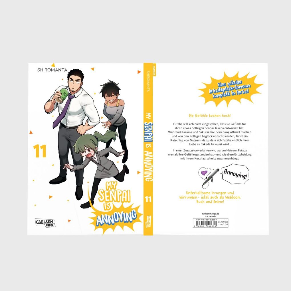 Weitere Ansicht: My Senpai is Annoying 11 | Shiromanta