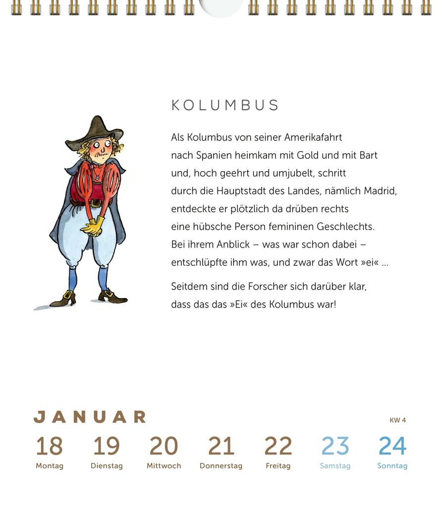 Weitere Ansicht: Heinz Erhardt: Literarischer Wochenkalender 2027 | Heinz Erhardt