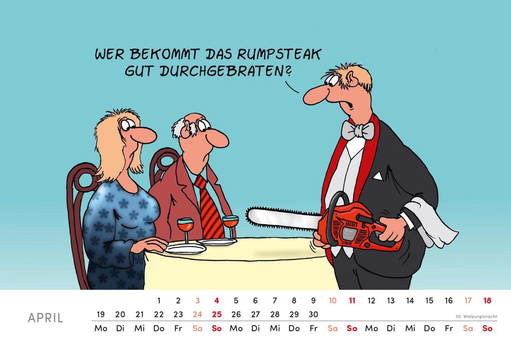 Weitere Ansicht: Uli Stein Tischkalender 2027: Monatskalender zum Aufstellen | Uli Stein
