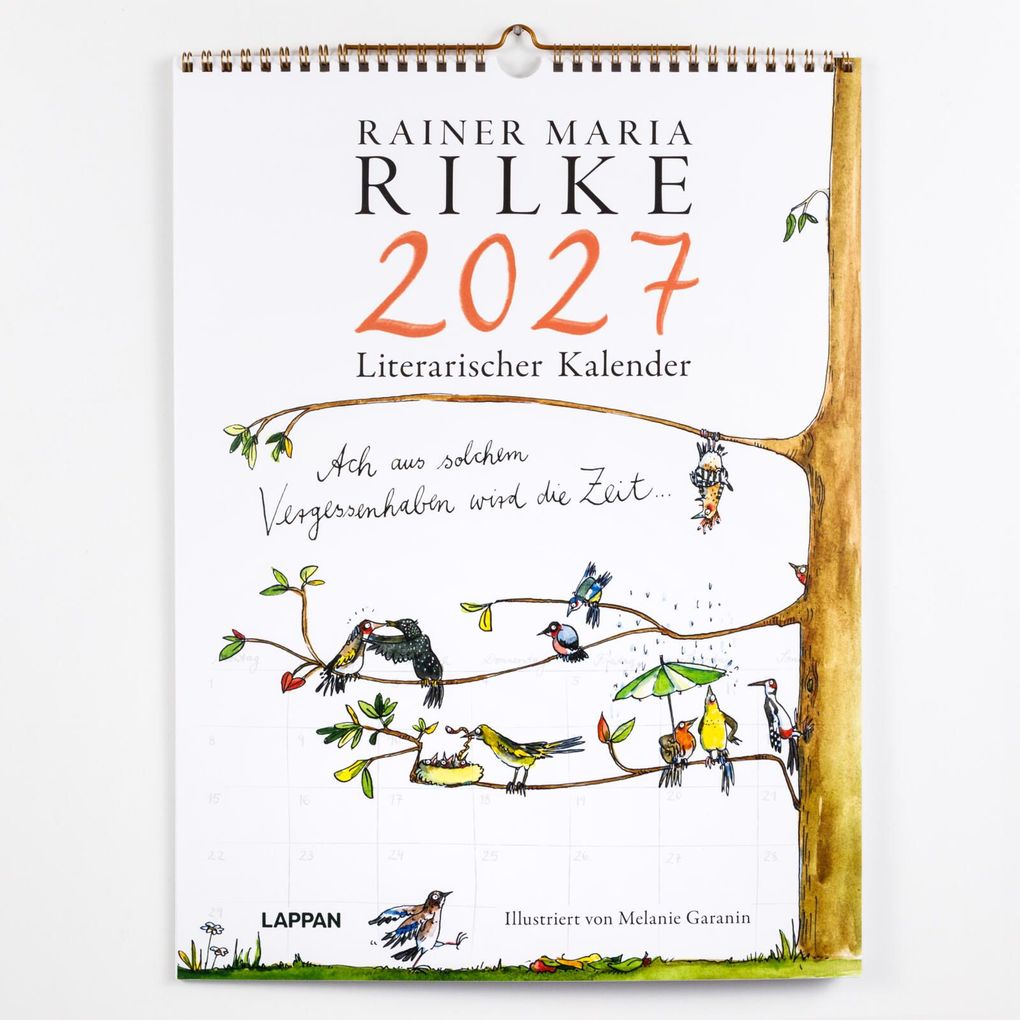Weitere Ansicht: Rilke-Kalender 2027 - Wandkalender | Rainer Maria Rilke