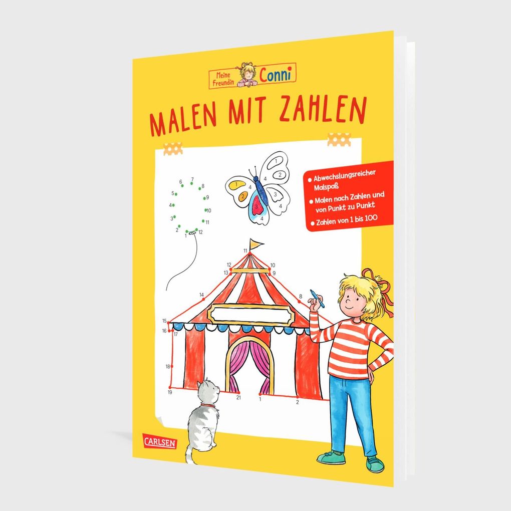 Weitere Ansicht: Conni Gelbe Reihe (Beschäftigungsbuch): Malen mit Zahlen | Hanna Sörensen