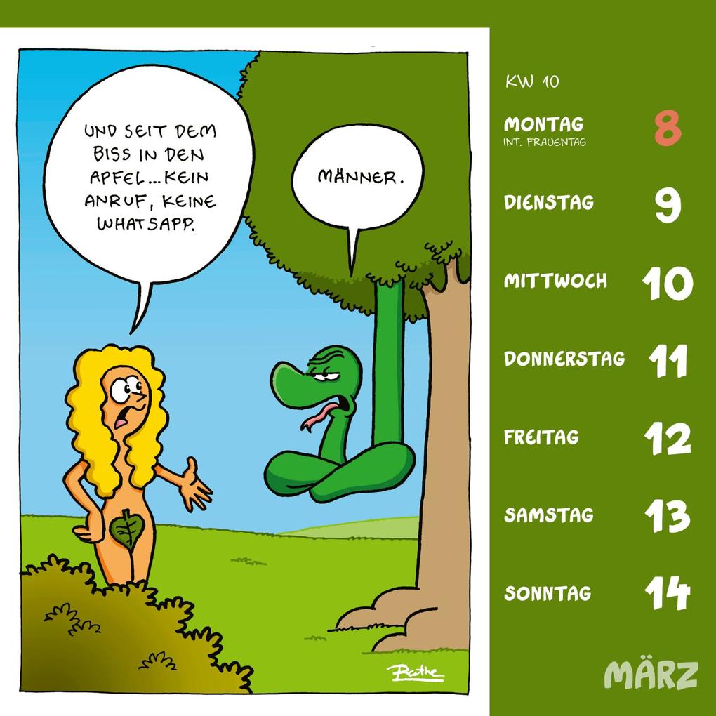 Weitere Ansicht: Shit happens! Postkartenkalender 2027 | Ralph Ruthe