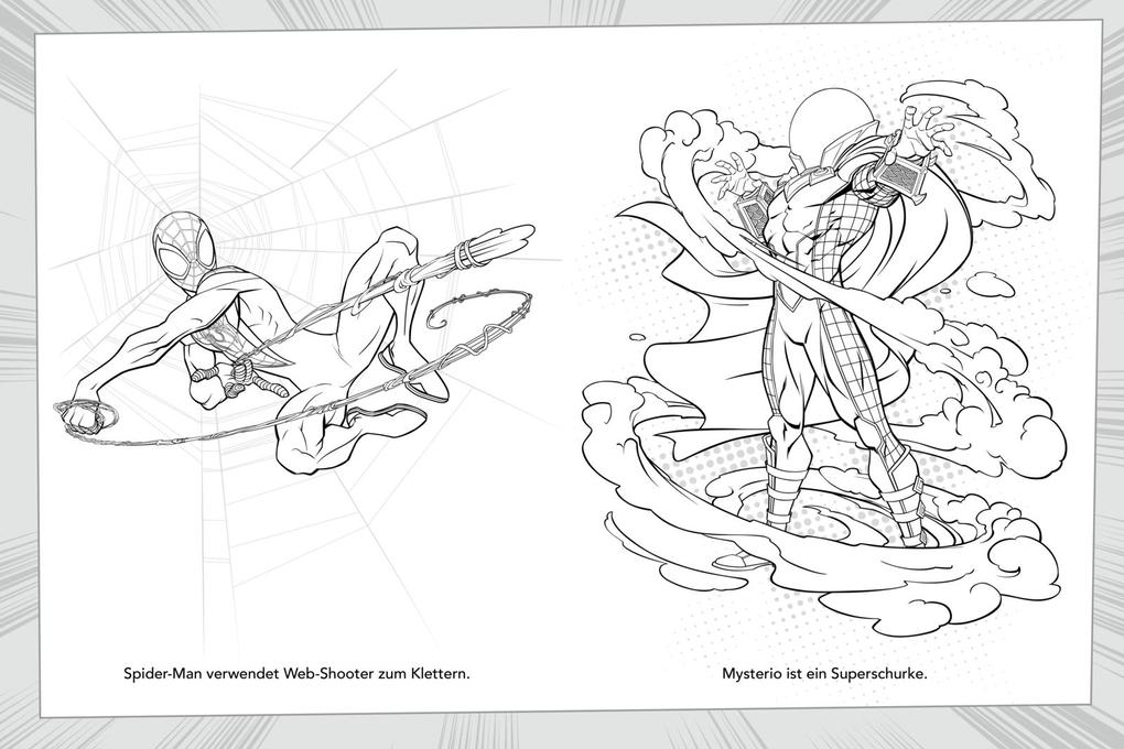 Weitere Ansicht: MARVEL Spider-Man: Mein spinnenstarkes Malbuch