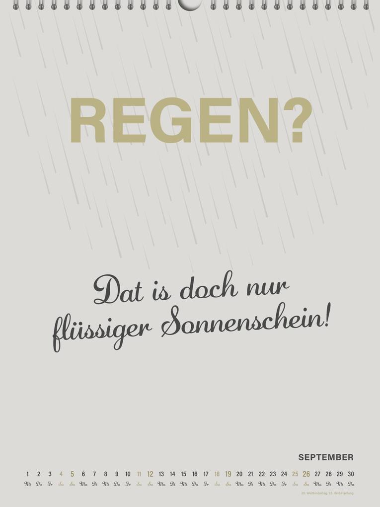 Weitere Ansicht: MOIN Wandkalender 2027 - Watt mutt, dat mutt