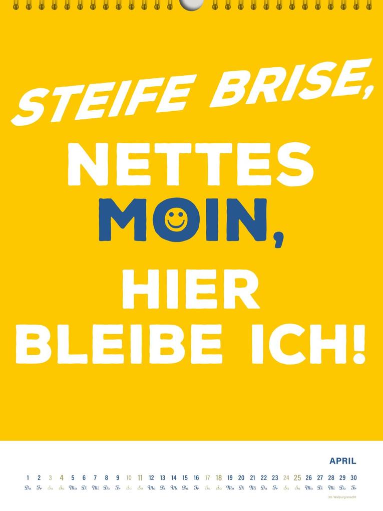 Weitere Ansicht: MOIN Wandkalender 2027 - Watt mutt, dat mutt