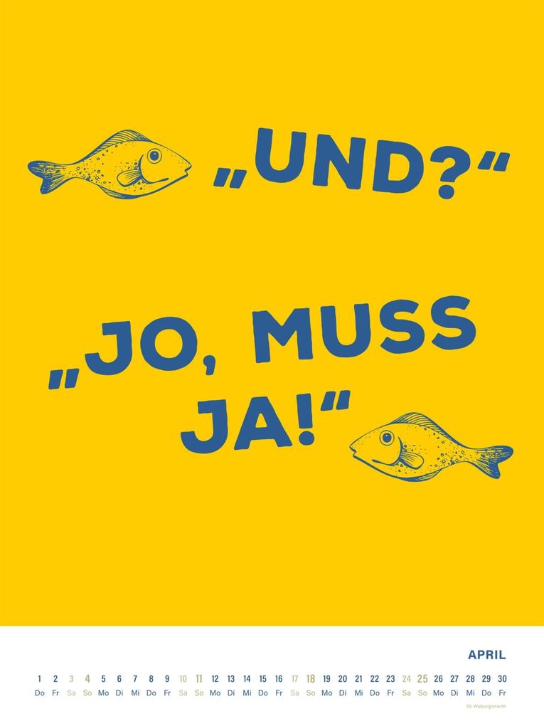 Weitere Ansicht: MOIN!: Wandkalender 2027 - Watt mutt, dat mutt