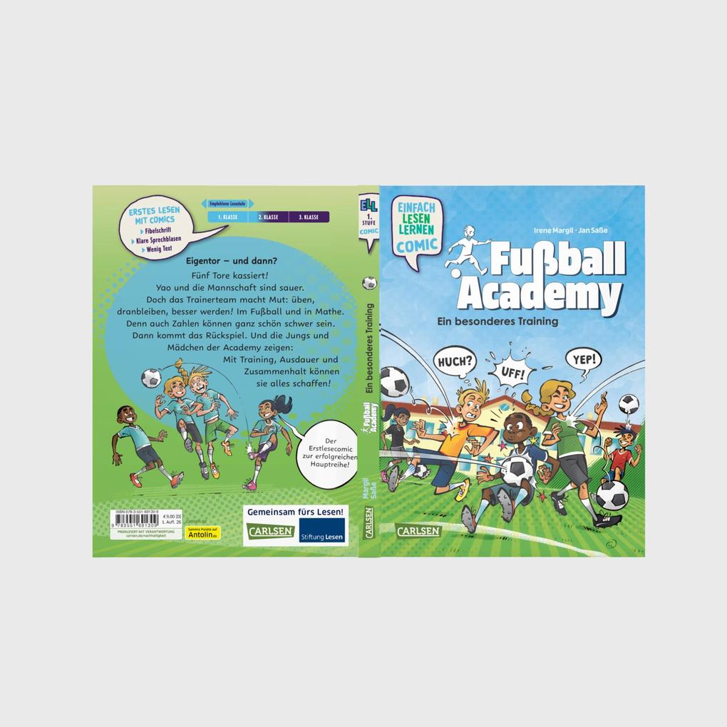 Weitere Ansicht: Erstleser Kindercomic: Fußball Academy: Ein besonderes Training | Irene Margil