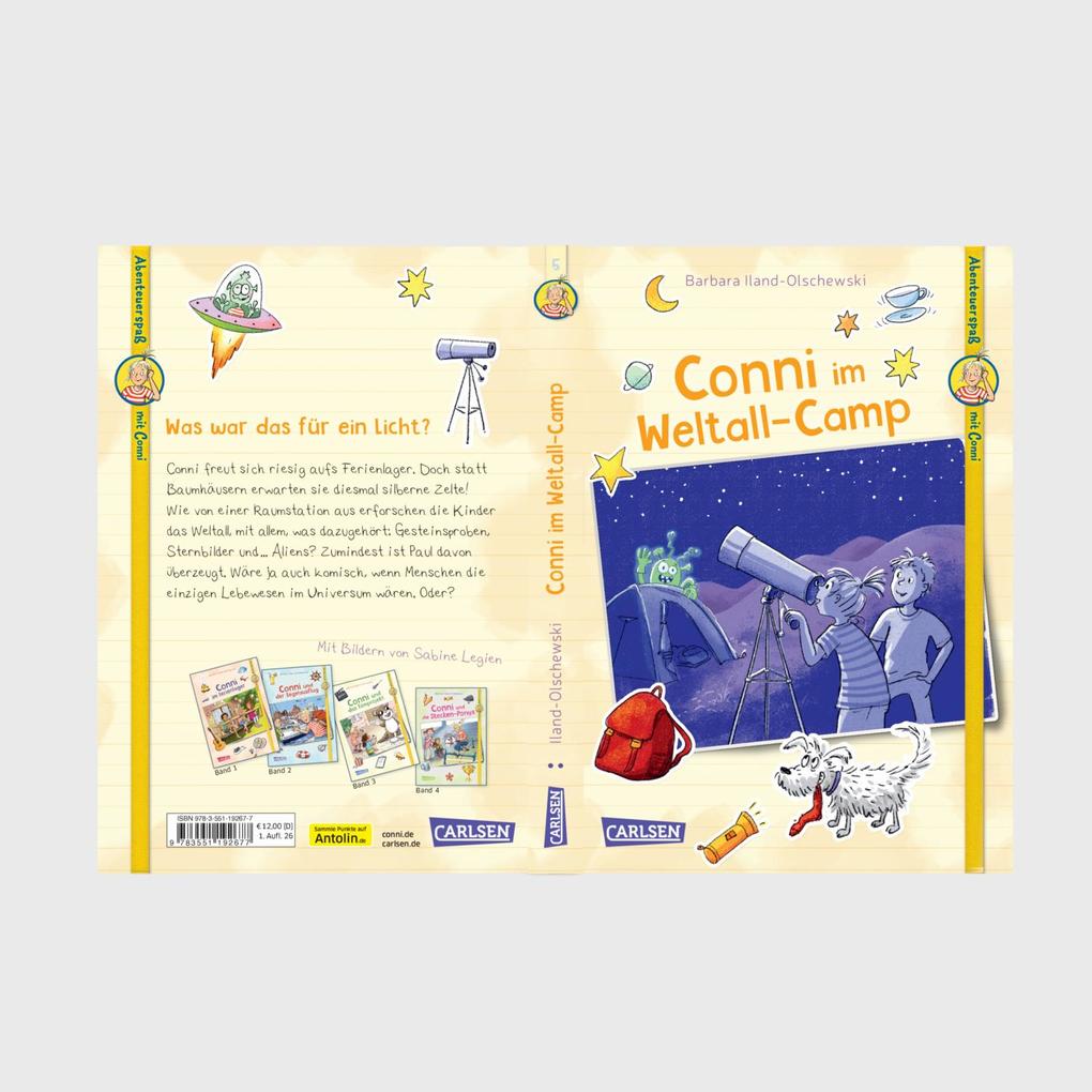 Weitere Ansicht: Abenteuerspaß mit Conni 5: Conni im Weltall-Camp | Barbara Iland-Olschewski