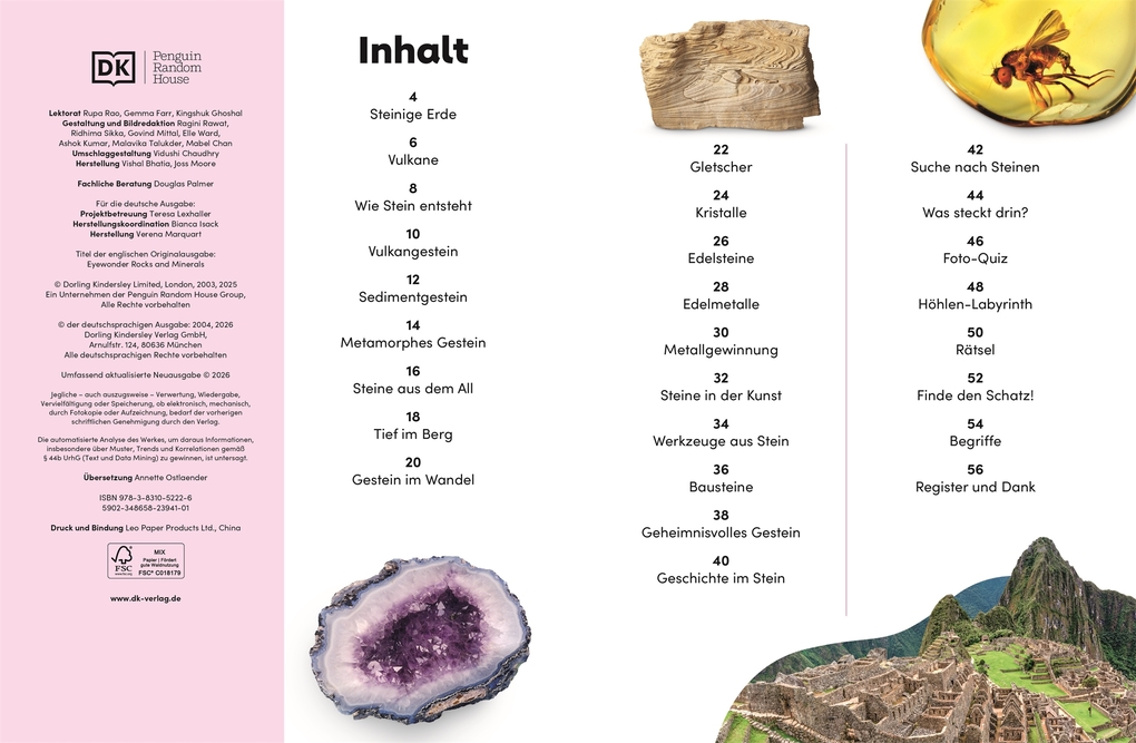 Weitere Ansicht: memo Wissen Kids. Steine und Mineralien