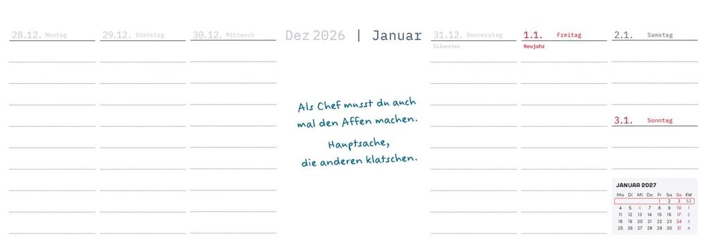 Weitere Ansicht: Stromberg Tischkalender 2027