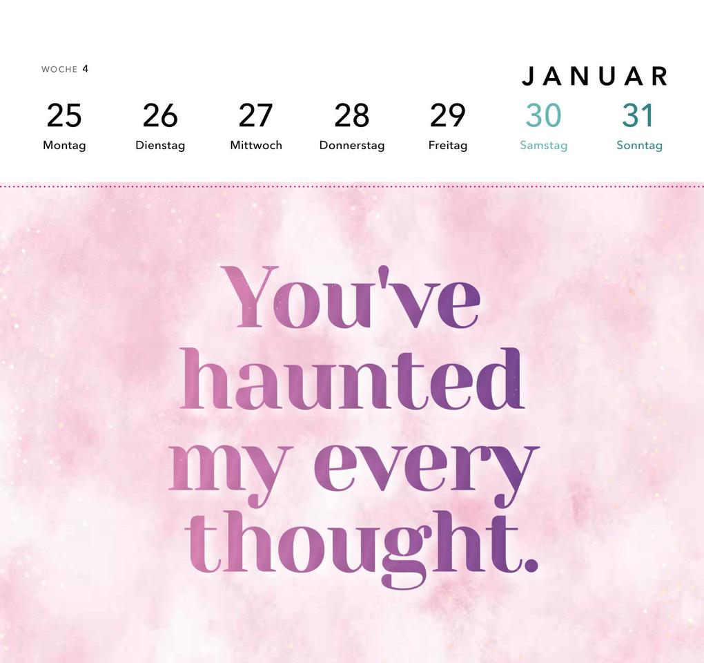 Weitere Ansicht: Romance-Postkartenkalender 2027 - I'm on your side