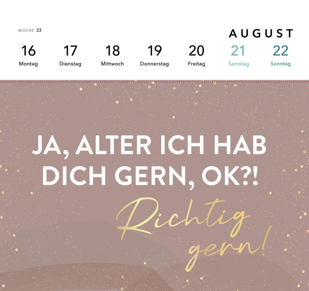 Weitere Ansicht: Romance-Postkartenkalender 2027 - I'm on your side