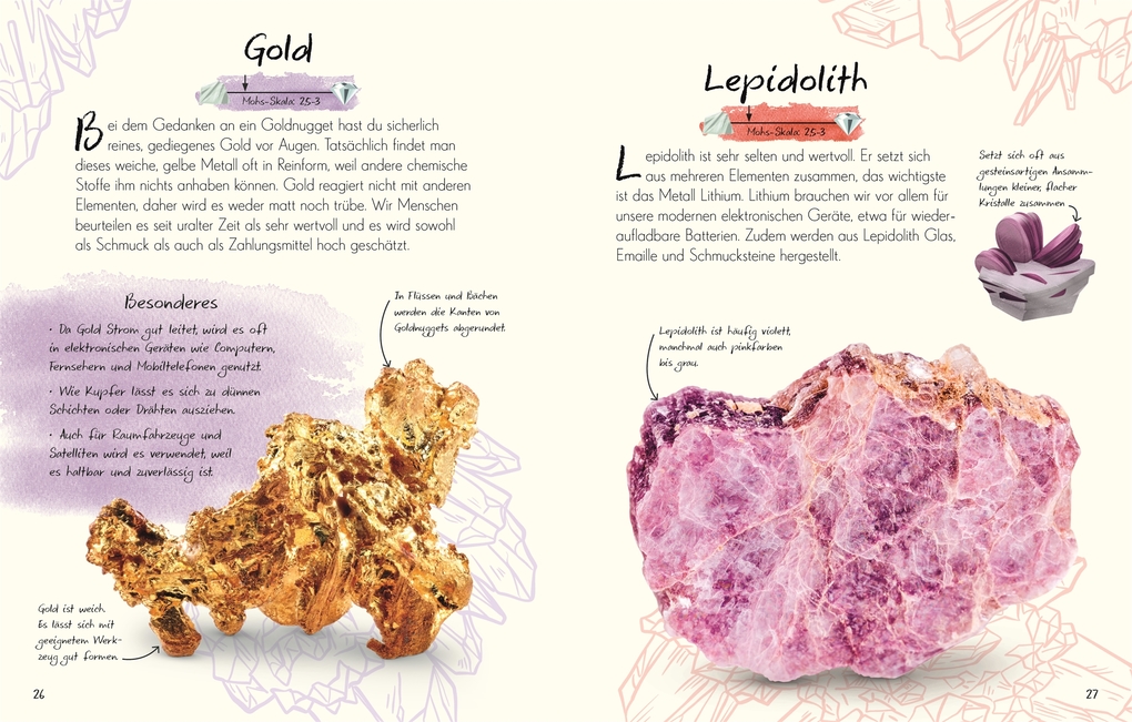 Weitere Ansicht: Wundervolle Welt - Kleine Schätze. Steine und Mineralien | Devin Dennie