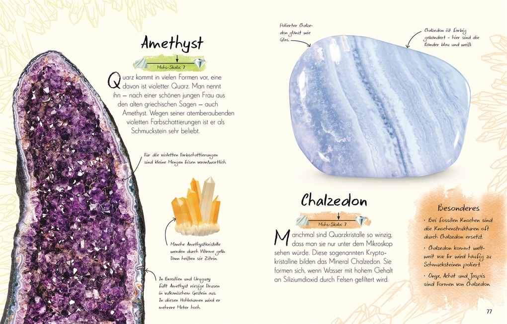 Weitere Ansicht: Wundervolle Welt - Kleine Schätze. Steine und Mineralien | Devin Dennie