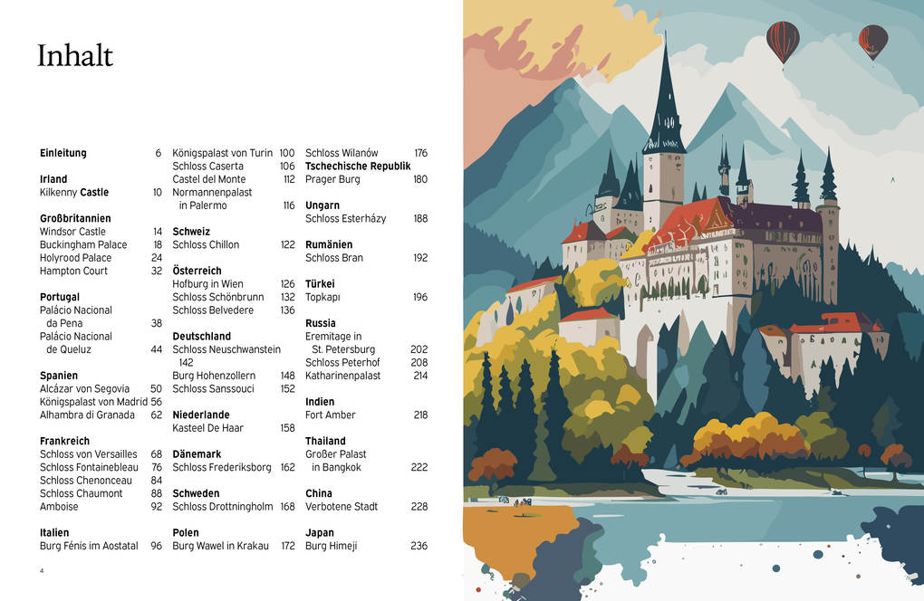 Weitere Ansicht: Schlösser & Königspaläste | Paola Hazon