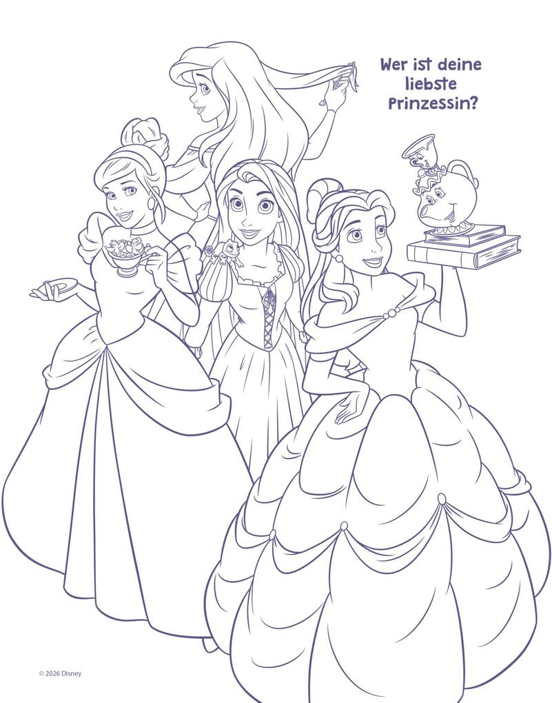 Weitere Ansicht: Mein Magnet-Malbuch Disney Prinzessin