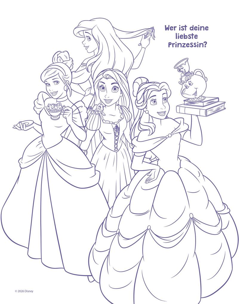 Weitere Ansicht: Mein Magnet-Malbuch Disney Prinzessin