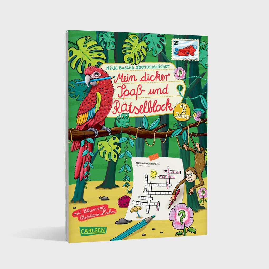 Weitere Ansicht: Rätselspaß Grundschule: Mein dicker Spaß- und Rätselblock | Nikki Busch