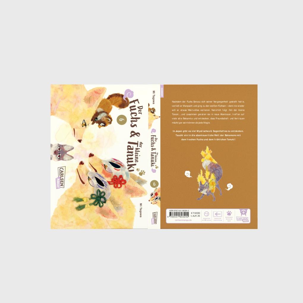 Weitere Ansicht: Der Fuchs und der kleine Tanuki 6 | Mi Tagawa