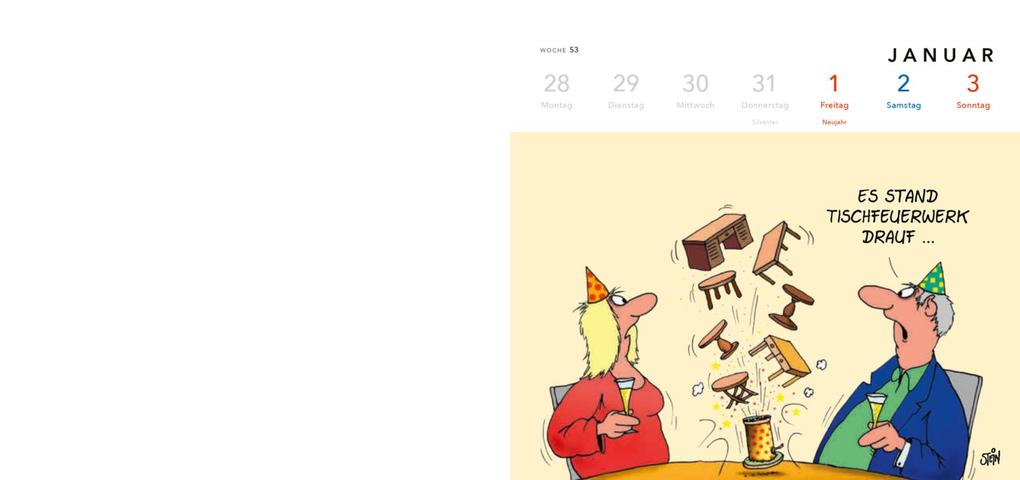 Weitere Ansicht: Uli Stein Postkartenkalender 2027 | Uli Stein